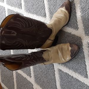 Made in USA cowboy boots (Men's size 7, Women's size 9)